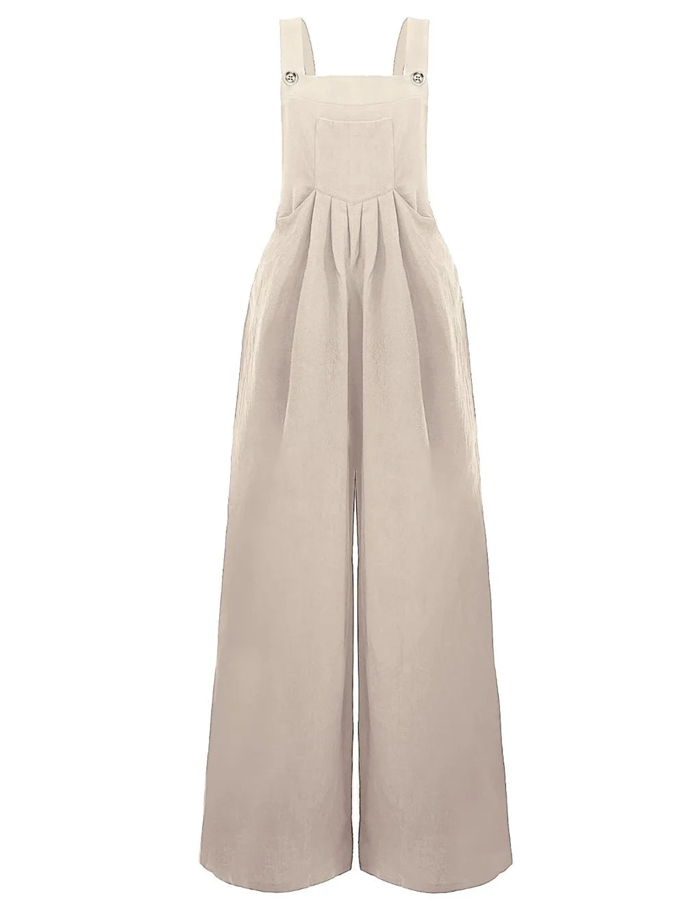 Full Size Square Neck Wide Strap Overalls - Modanista Fashion