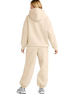 Full Size Kangaroo Pocket Hoodie and Joggers Set Plus Size - Modanista Fashion