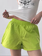 Elastic Waist Active Shorts - Modanista Fashion